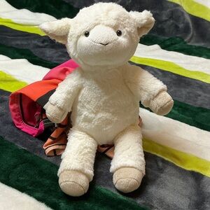 Pottery Barn Kids Cream Plush Lamb Calming Sounds Critter Buddy